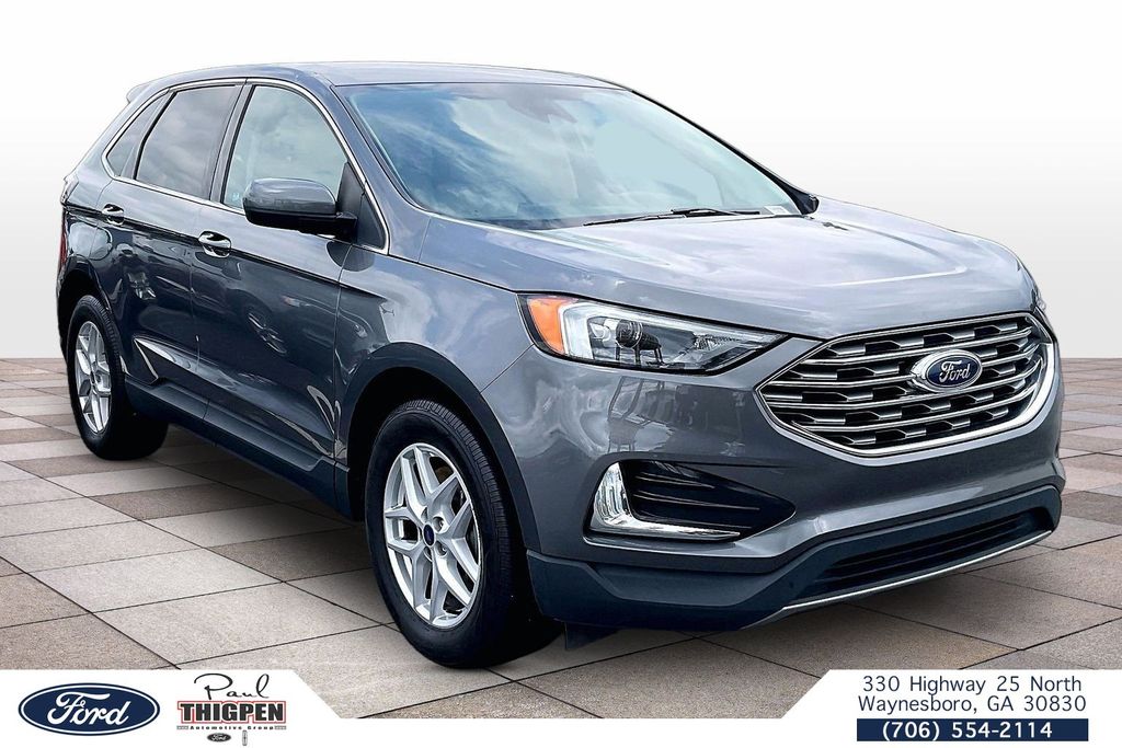 Gray Metallic 2022 Ford Edge SEL AWD SUV / Crossover All-Wheel Drive 8-Speed Automatic