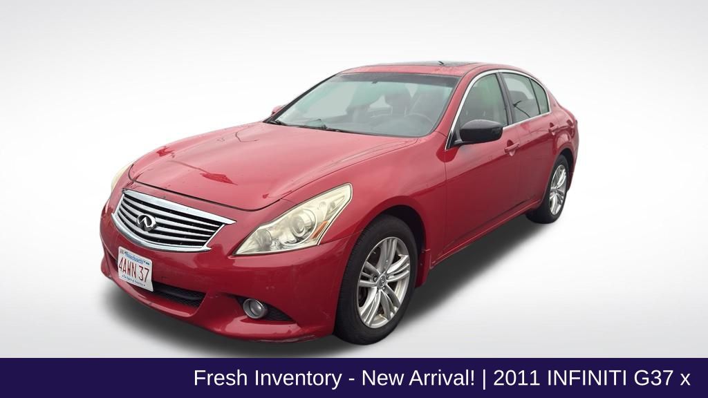 Vibrant Red 2011 INFINITI G37 Sedan All-Wheel Drive 7-Speed Automatic