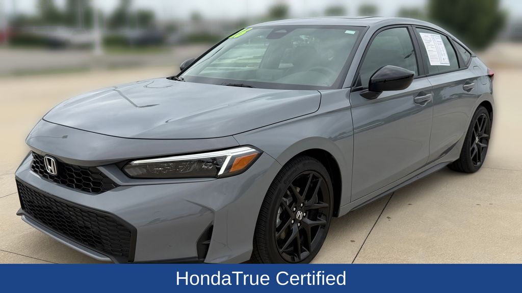 Urban Gray Pearl 2026 Honda Civic Hybrid Hatchback Front-Wheel Drive Continuously Variable Transmission