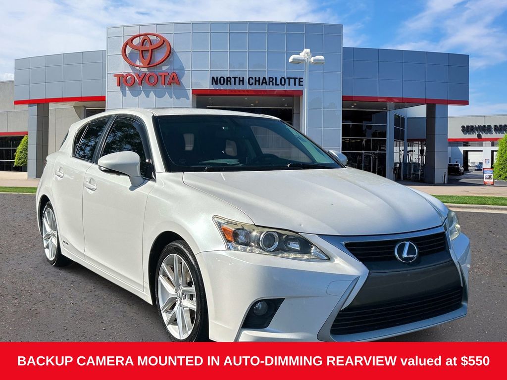 Eminent White 2015 Lexus CT Hybrid Wagon Front-Wheel Drive Continuously Variable Transmission