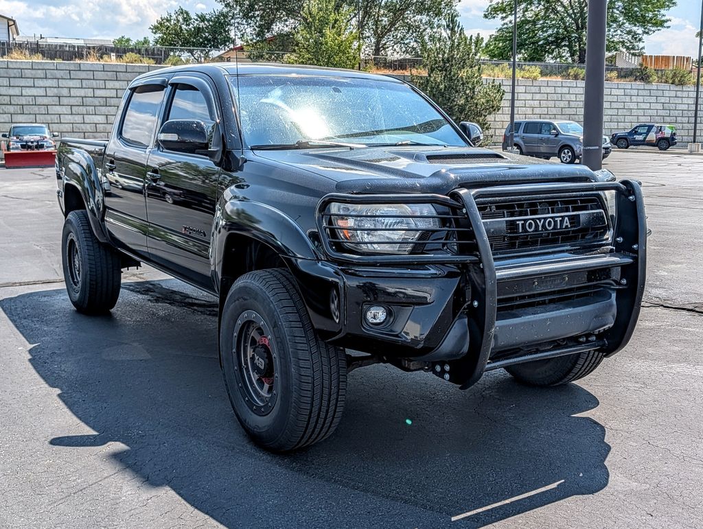 Black 2015 Toyota Tacoma Pickup Truck Four-Wheel Drive 5-Speed Automatic