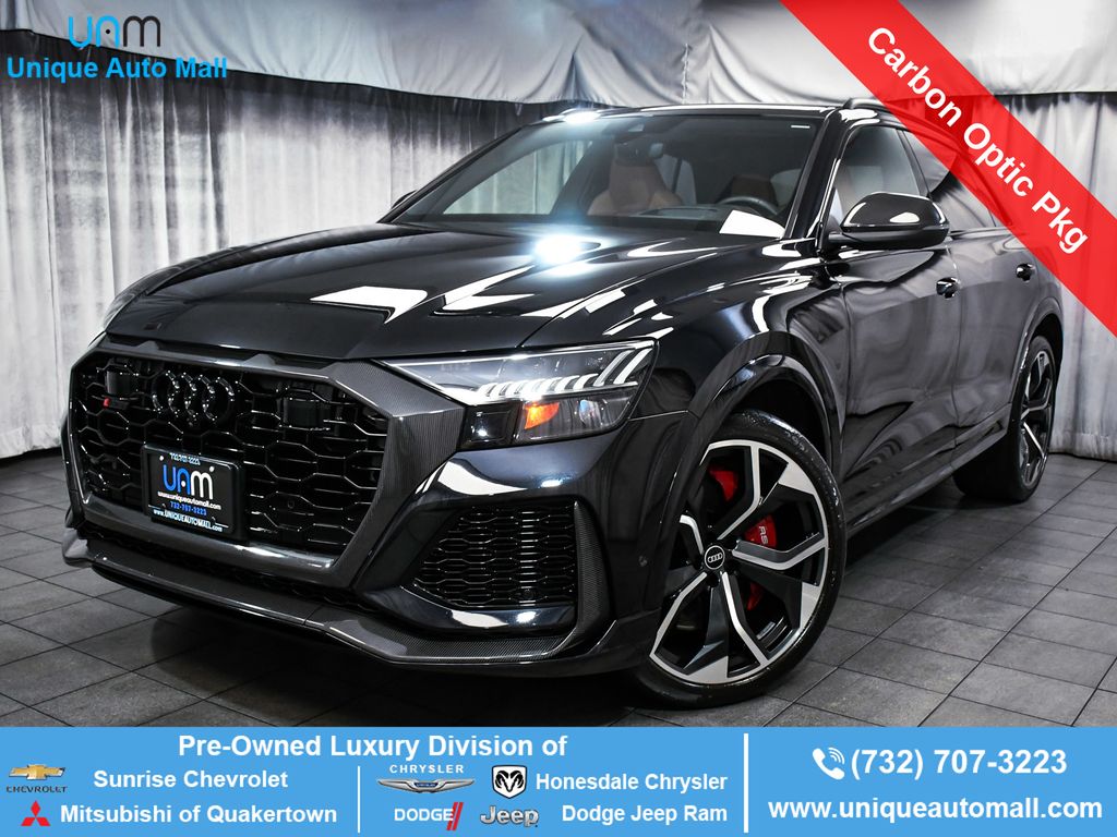 Orca Black Metallic 2021 Audi RS Q8 SUV / Crossover All-Wheel Drive 8-Speed Automatic