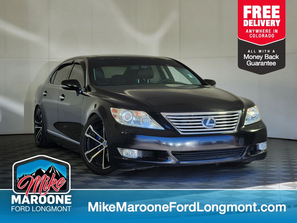 Black (Obsidian) 2010 Lexus LS Sedan Rear-Wheel Drive 8-Speed Automatic