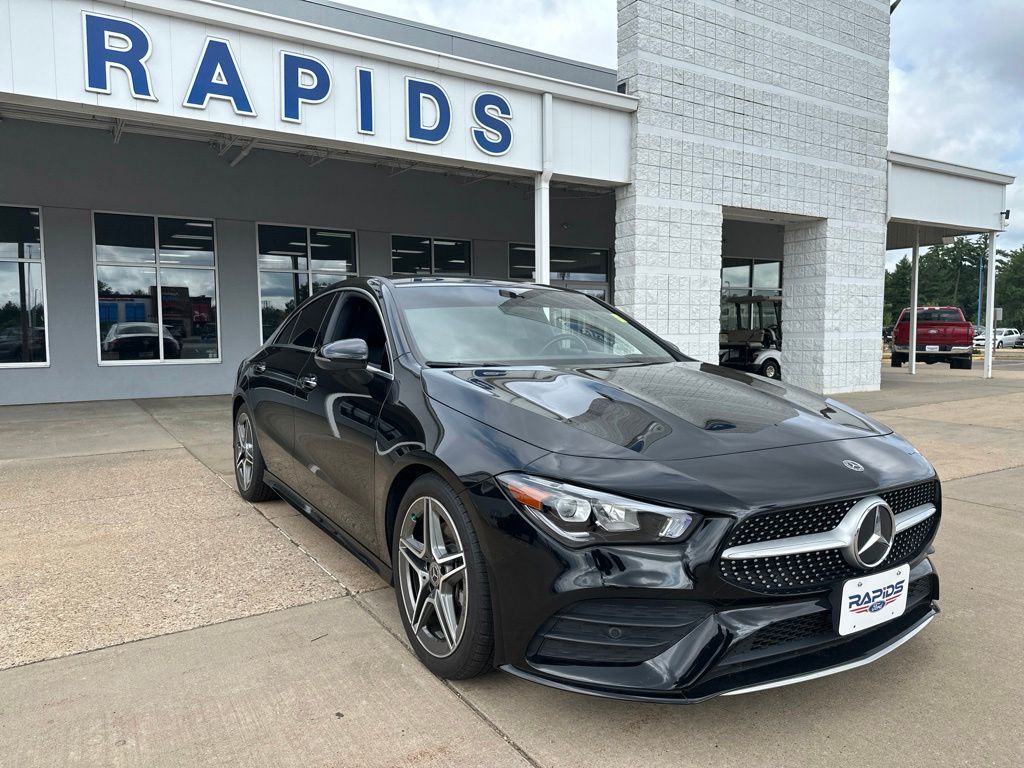 Black 2023 Mercedes-Benz CLA Coupe All-Wheel Drive 7-Speed Automatic
