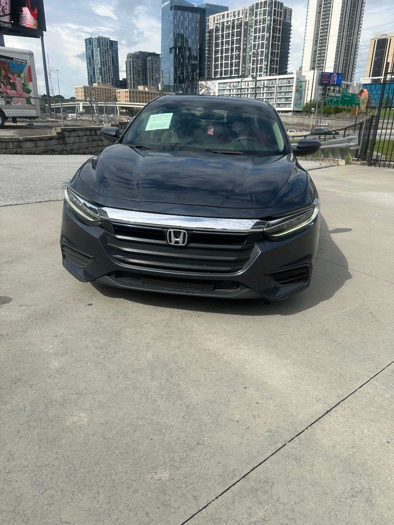 Black 2022 Honda Insight Sedan Front-Wheel Drive Continuously Variable Transmission