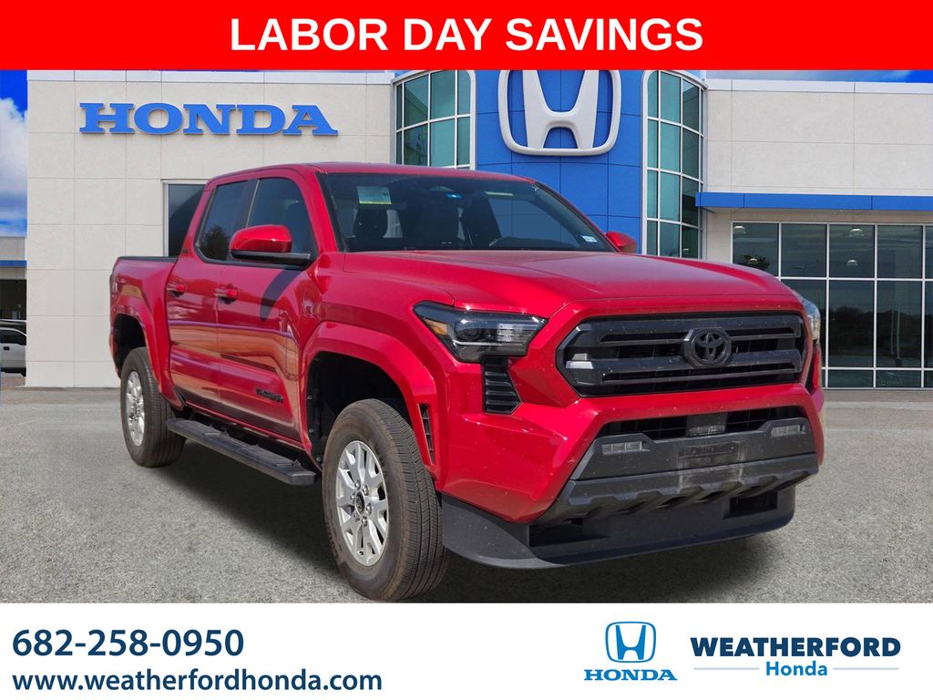 Supersonic Red 2025 Toyota Tacoma Pickup Truck Four-Wheel Drive 8-Speed Automatic