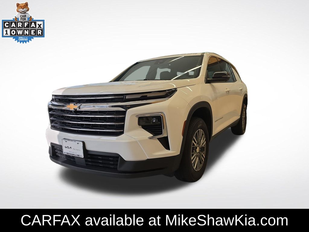 Summit White 2024 Chevrolet Traverse SUV / Crossover Front-Wheel Drive 8-Speed Automatic