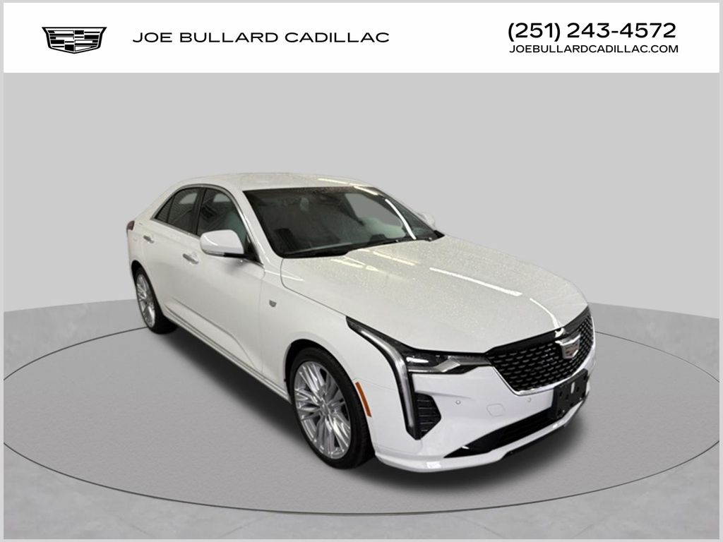 Summit White 2026 Cadillac CT4 Sedan Rear-Wheel Drive 8-Speed Automatic