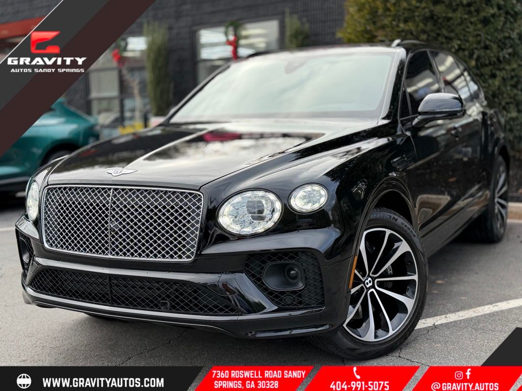 Black Crystal Metallic 2023 Bentley Bentayga V8 AWD SUV / Crossover All-Wheel Drive 8-Speed Automatic