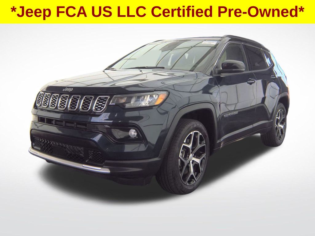 2024 Fathom Blue Pearlcoat Jeep Compass Limited 4X4 SUV