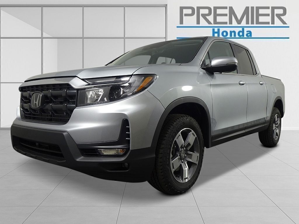 Solar Silver Metallic 2026 Honda Ridgeline Pickup Truck All-Wheel Drive 9-Speed Automatic
