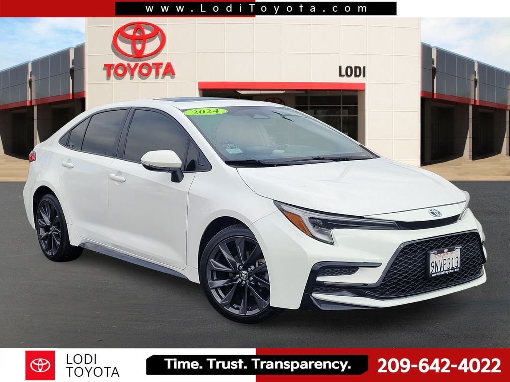 Ice 2024 Toyota Corolla Hybrid SE FWD Sedan Front-Wheel Drive Continuously Variable Transmission