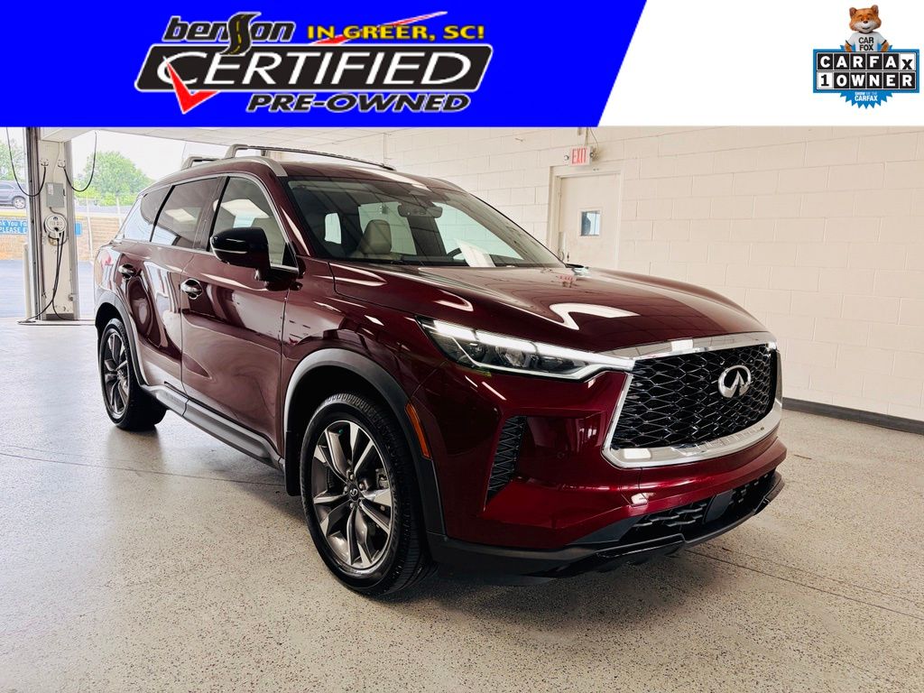Deep Bordeaux 2023 INFINITI QX60 SUV / Crossover All-Wheel Drive 9-Speed Automatic