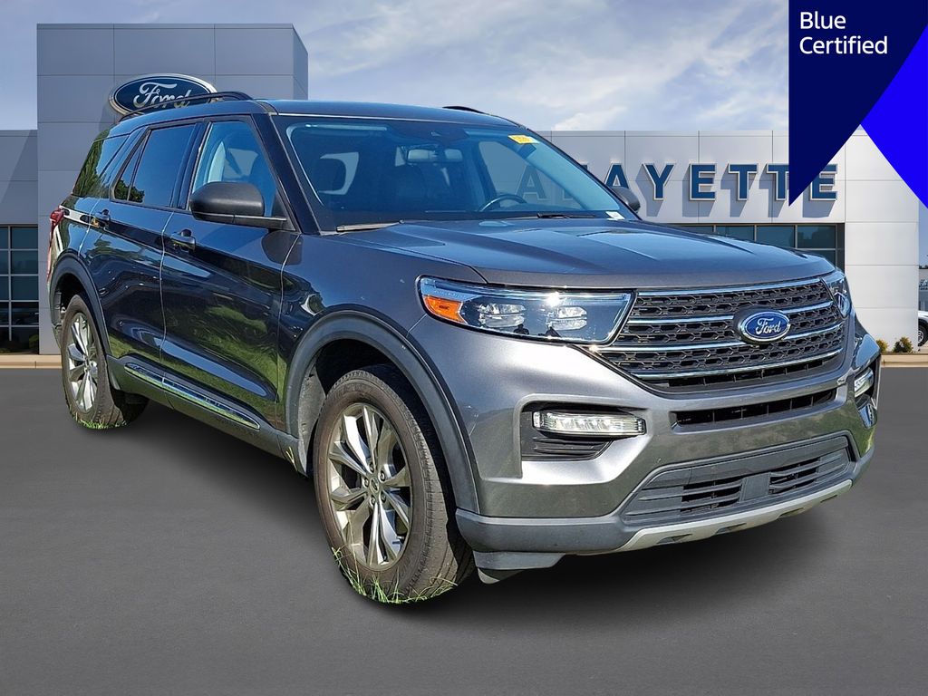 Gray Metallic 2023 Ford Explorer SUV / Crossover All-Wheel Drive Automatic