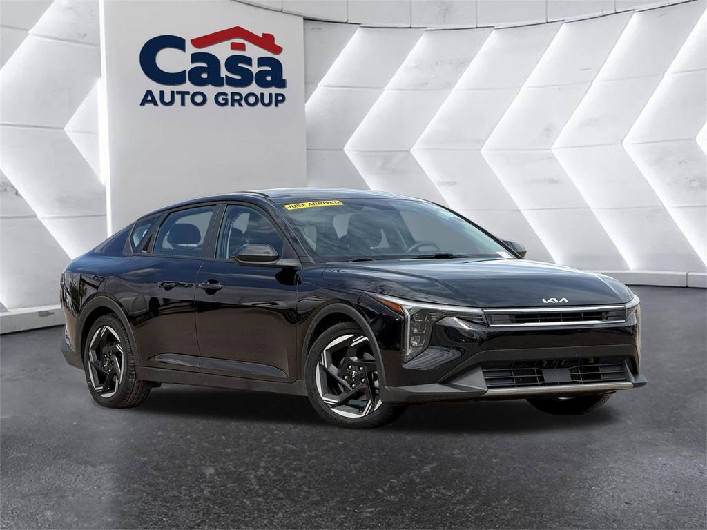 Aurora Black Pearl 2025 Kia K4 EX FWD Sedan Front-Wheel Drive Continuously Variable Transmission