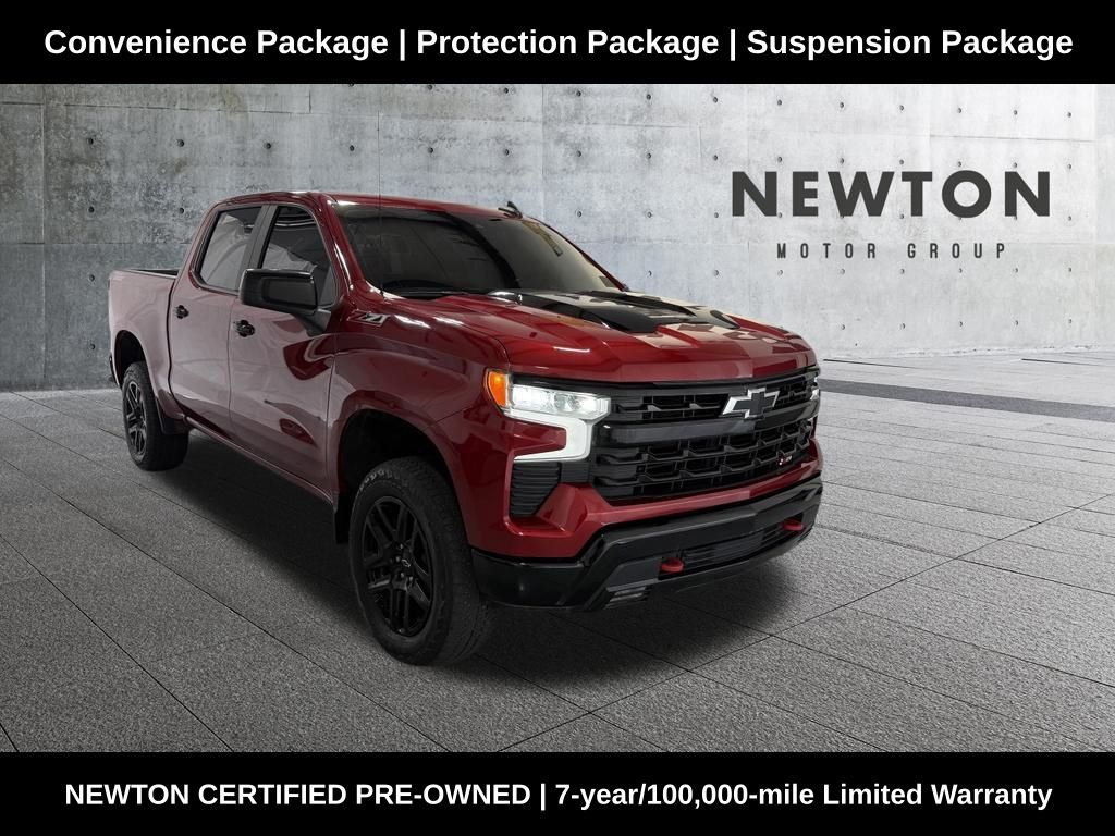 Radiant Red 2023 Chevrolet Silverado 1500 Pickup Truck Four-Wheel Drive 8-Speed Automatic