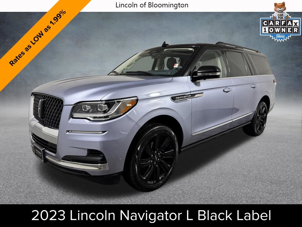 Crystal Blue Metallic 2023 Lincoln Navigator SUV / Crossover Four-Wheel Drive Automatic