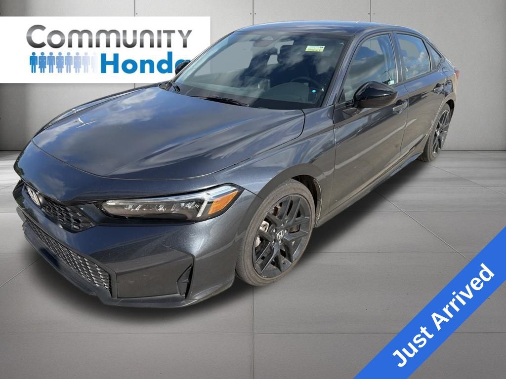2025 Honda Civic Sport Black at Bravo Nissan