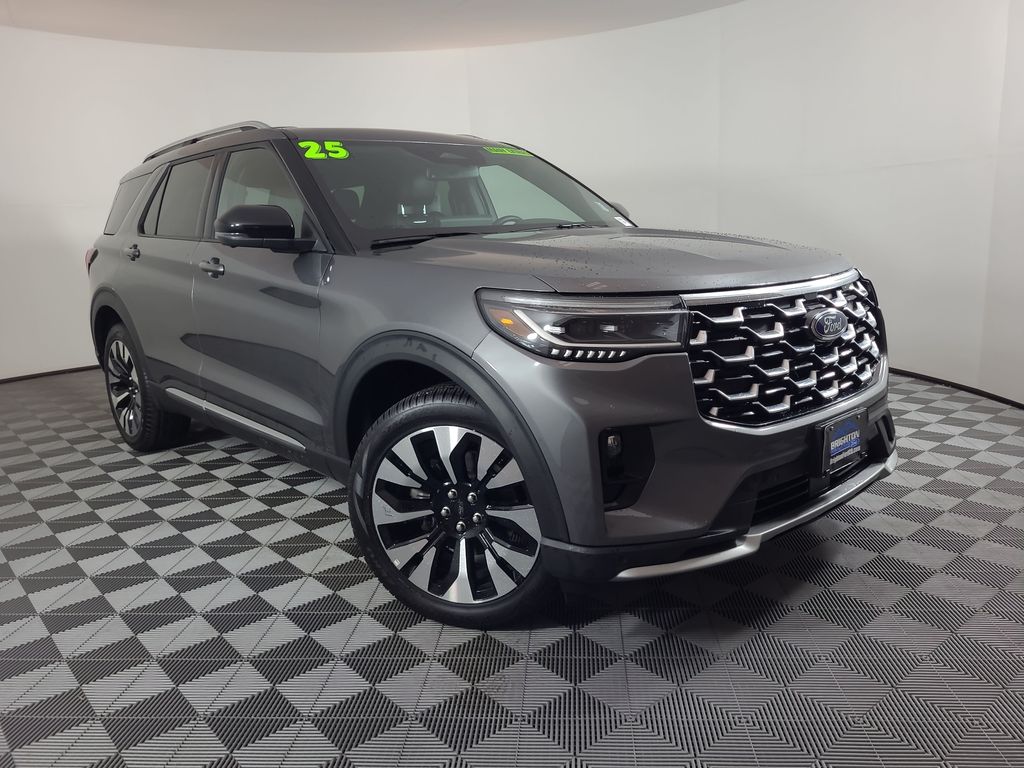 Carbonized Gray Metallic 2025 Ford Explorer SUV / Crossover All-Wheel Drive Automatic