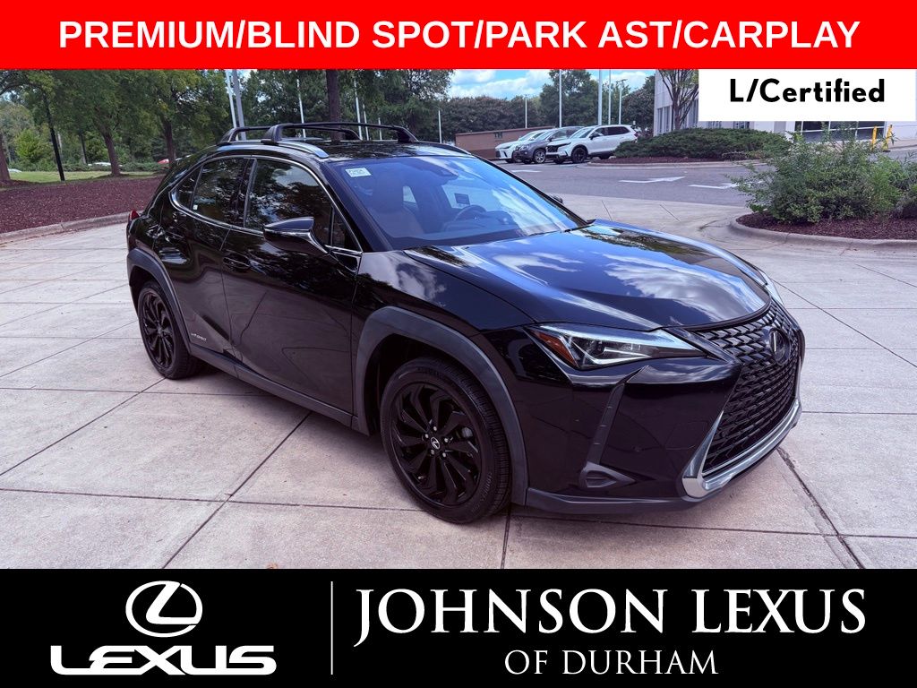 Black (Obsidian) 2021 Lexus UX Hybrid SUV / Crossover All-Wheel Drive Continuously Variable Transmission