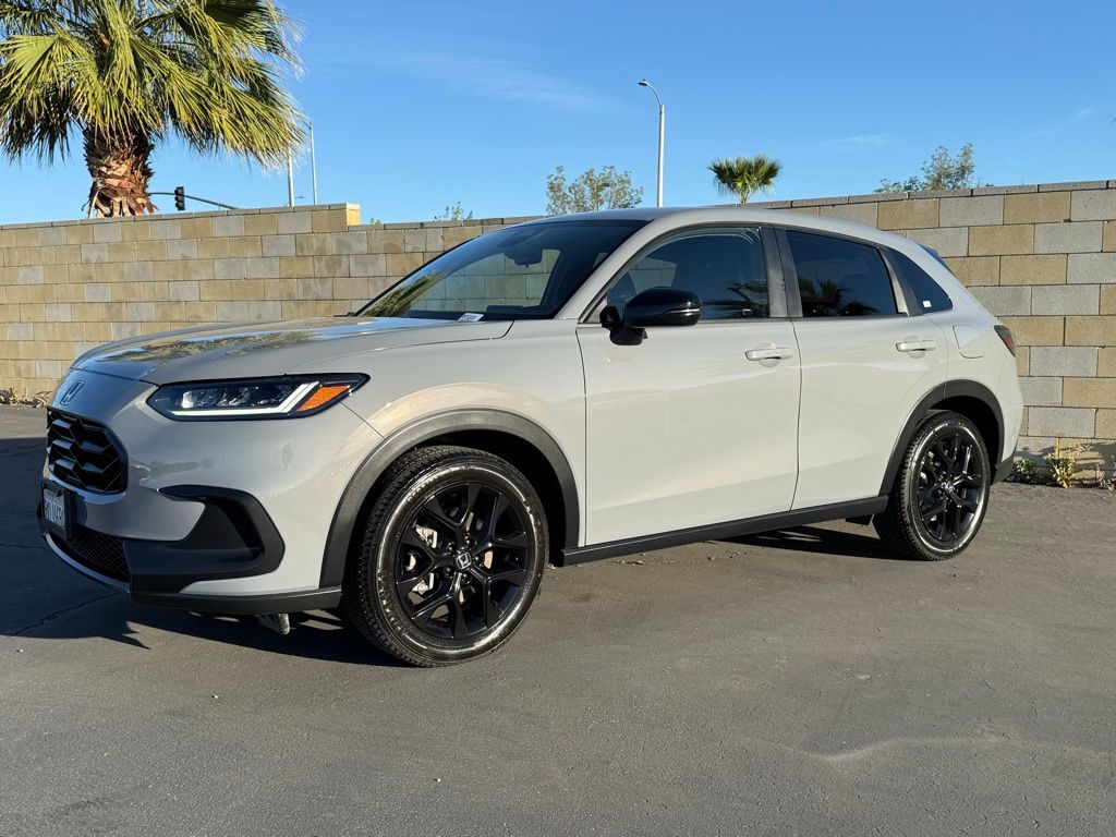 Urban Gray Pearl 2024 Honda HR-V Sport FWD SUV / Crossover Front-Wheel Drive Continuously Variable Transmission