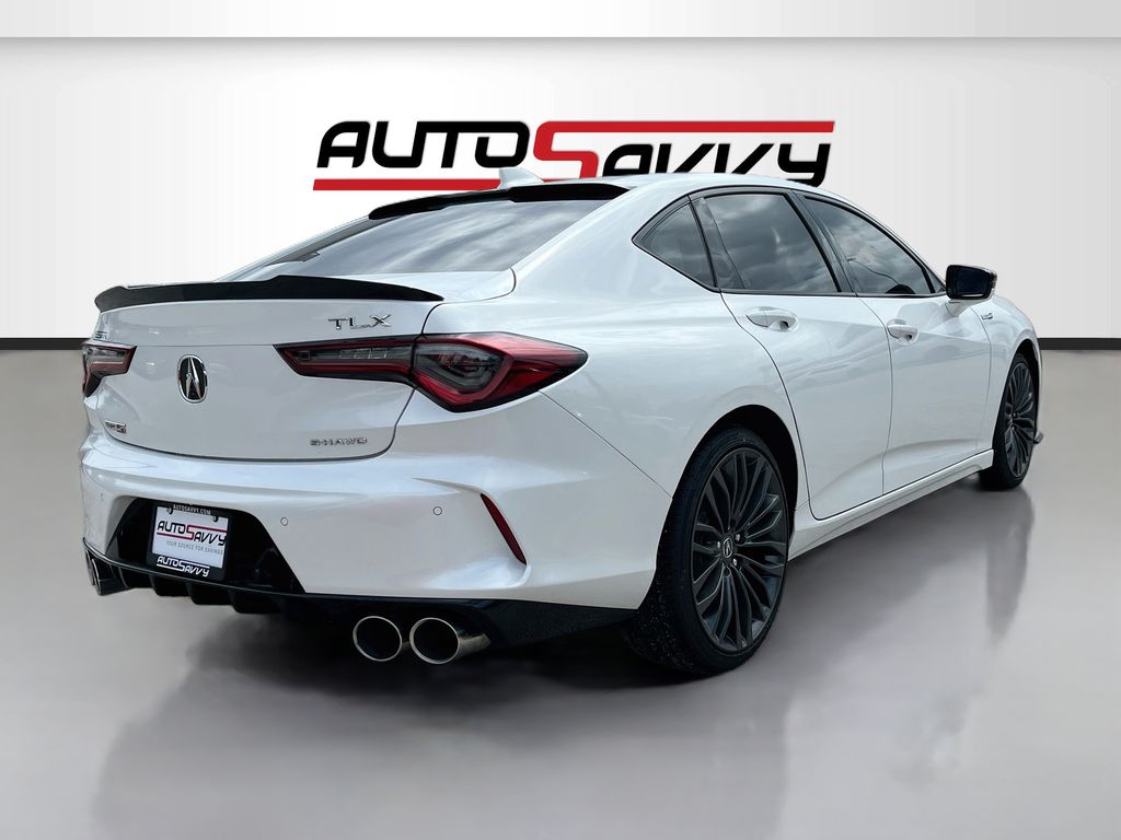 2023 Acura TLX Type S White at Texan Dodge Chrysler Jeep Ram