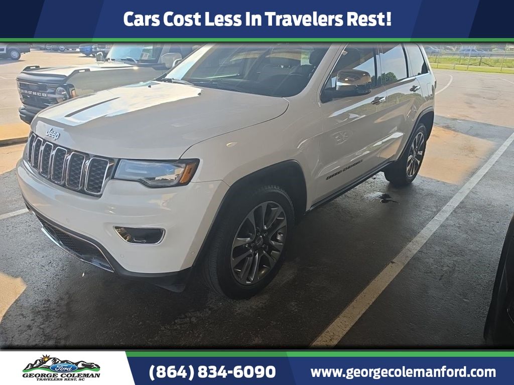 Bright White Clearcoat 2018 Jeep Grand Cherokee SUV / Crossover 4X2 8-Speed Automatic