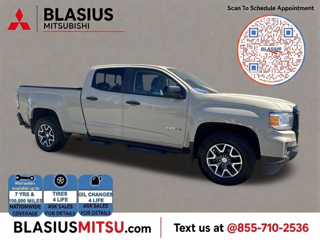 Brown (Tan) 2022 GMC Canyon Pickup Truck Four-Wheel Drive 8-Speed Automatic