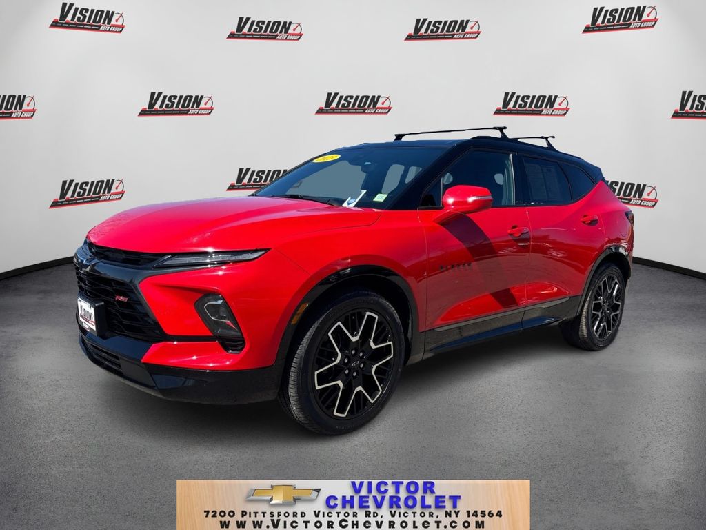 Red Hot 2023 Chevrolet Blazer RS AWD SUV / Crossover All-Wheel Drive 9-Speed Automatic Overdrive