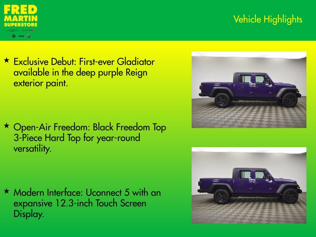 new 2026 Jeep Gladiator car, priced at $38,094