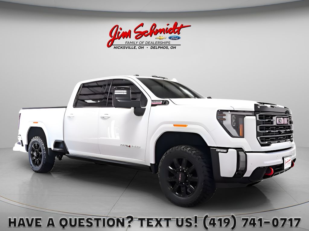 Summit White 2024 GMC Sierra 2500HD Pickup Truck Four-Wheel Drive Automatic