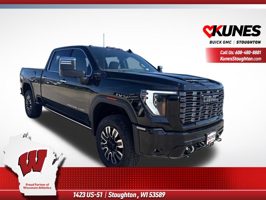 Onyx Black 2025 GMC Sierra 3500HD Pickup Truck Four-Wheel Drive Automatic