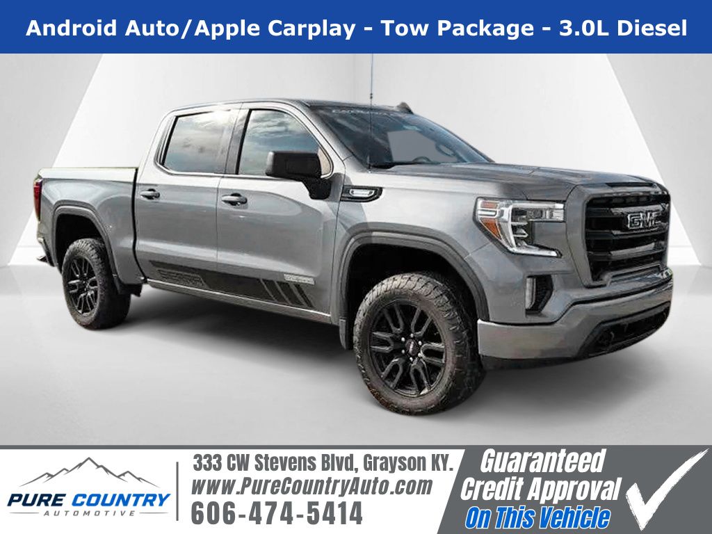 Gray 2021 GMC Sierra 1500 Pickup Truck Four-Wheel Drive Automatic