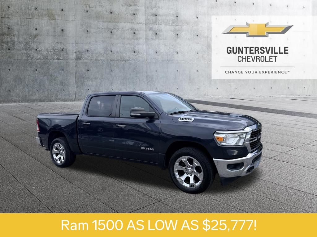 Gray (Steel Metallic) 2019 RAM 1500 Pickup Truck 4X2 8-Speed Automatic