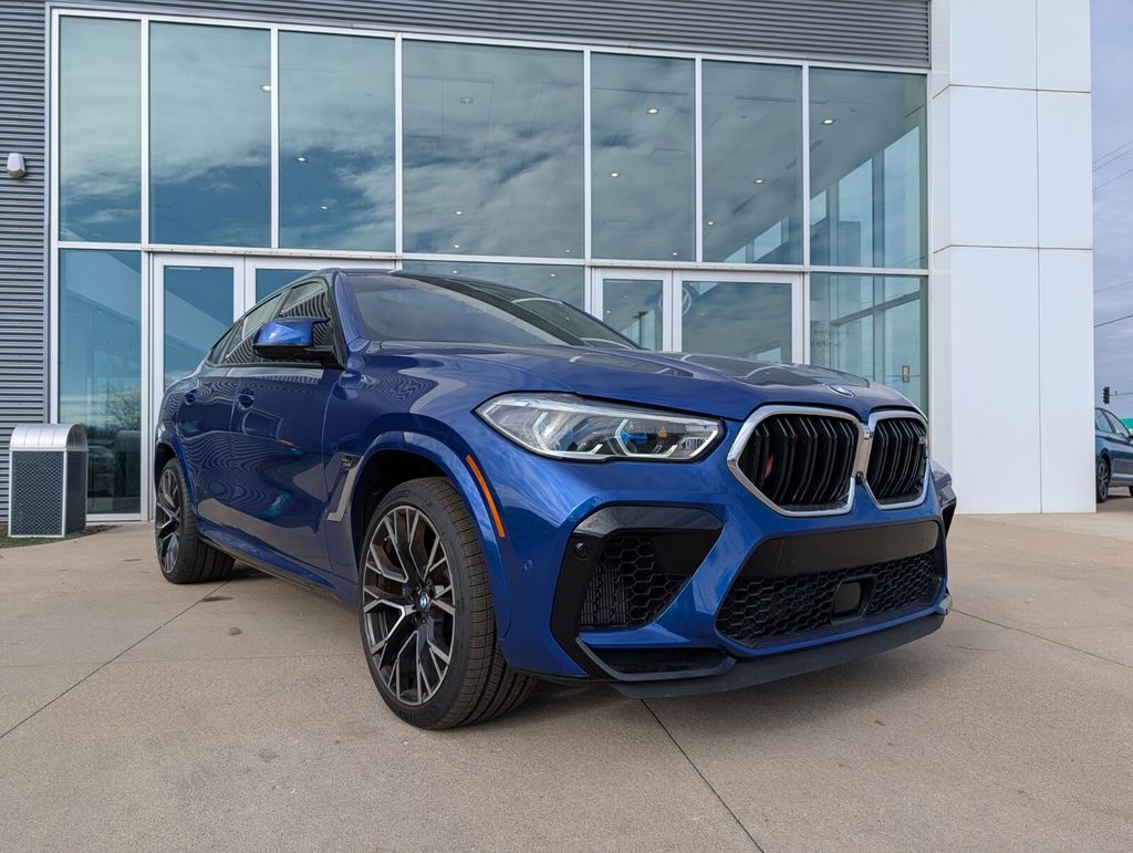 Marina Bay Blue Metallic 2022 BMW X6 M SUV / Crossover All-Wheel Drive 8-Speed Automatic