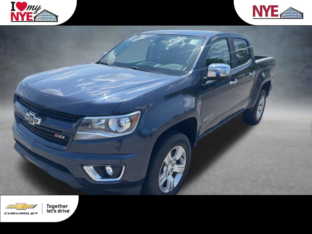 Blue Metallic 2018 Chevrolet Colorado Pickup Truck Four-Wheel Drive 8-Speed Automatic