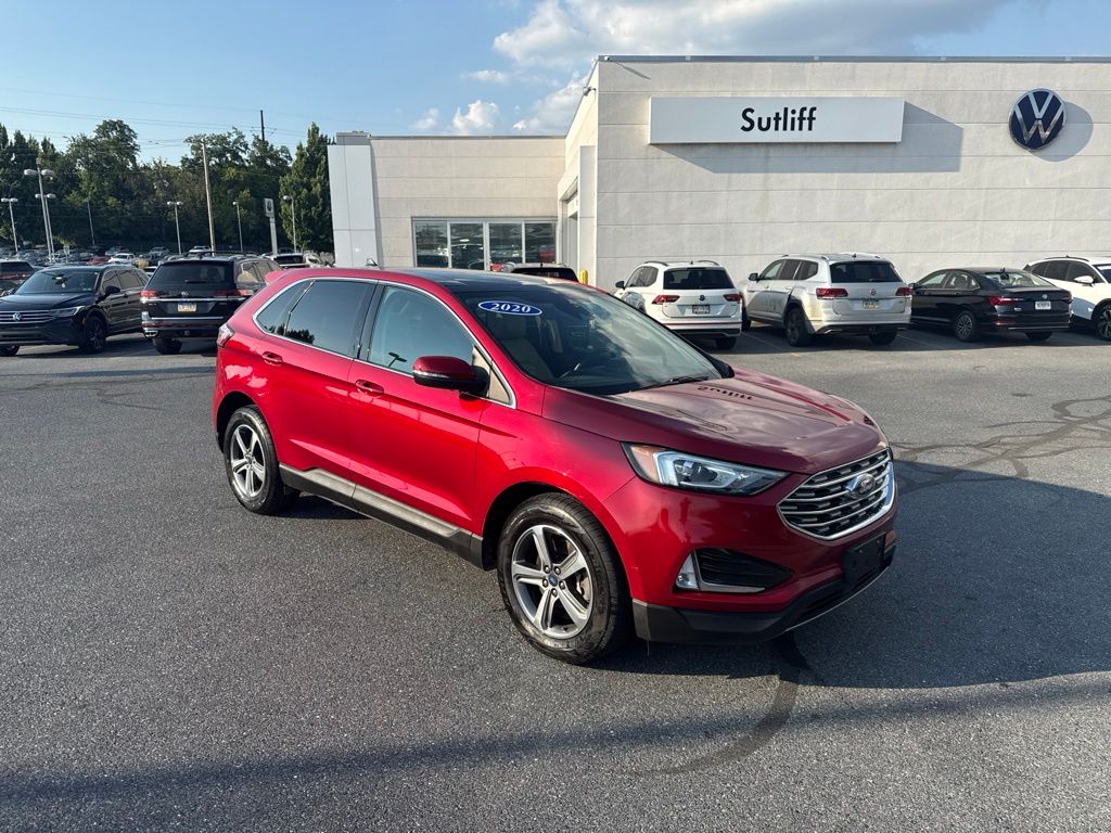 2020 Ford Edge SEL Red at Grove City Ford