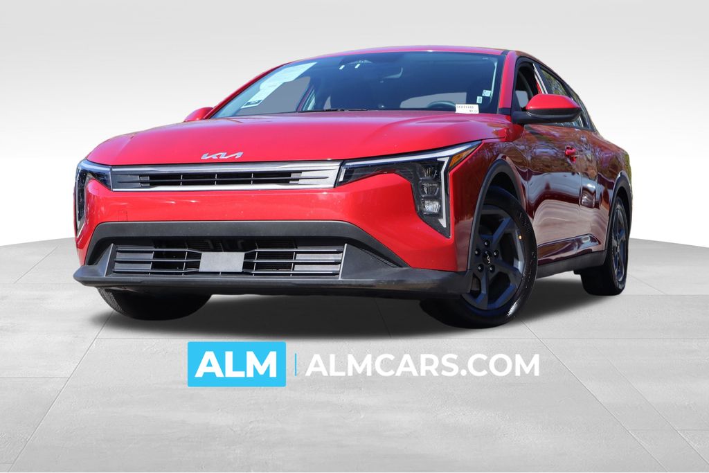Currant Red 2025 Kia K4 LXS FWD Sedan Front-Wheel Drive Continuously Variable Transmission