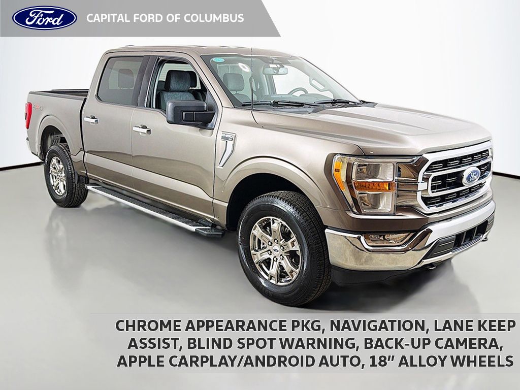 Stone Gray Metallic 2023 Ford F-150 Pickup Truck Four-Wheel Drive Automatic