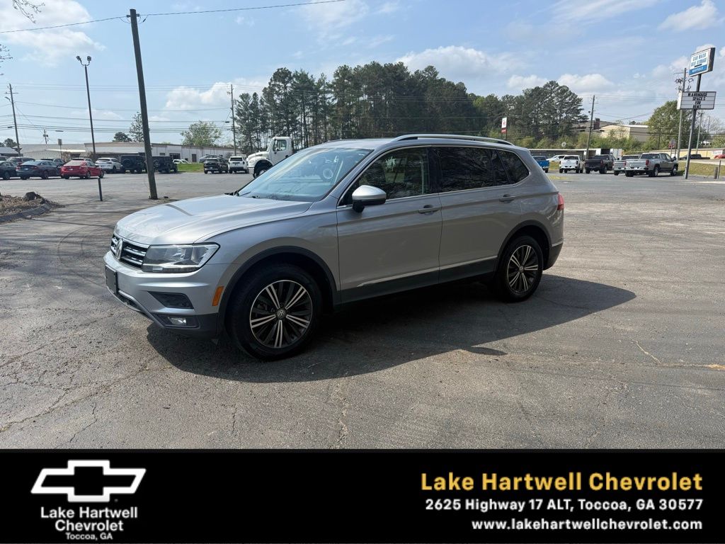 Silver Metallic 2019 Volkswagen Tiguan SEL 4Motion SUV / Crossover All-Wheel Drive 8-Speed Automatic