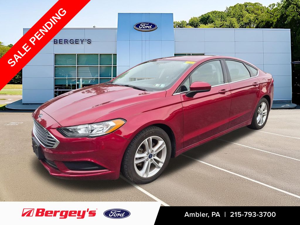 Ruby Red Metallic 2018 Ford Fusion Sedan Front-Wheel Drive 6-Speed Automatic
