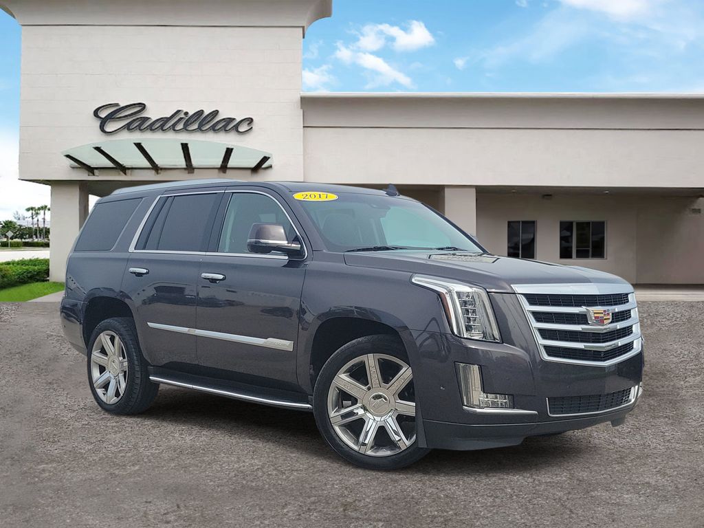 Dark Granite Metallic 2017 Cadillac Escalade SUV / Crossover Four-Wheel Drive 8-Speed Automatic