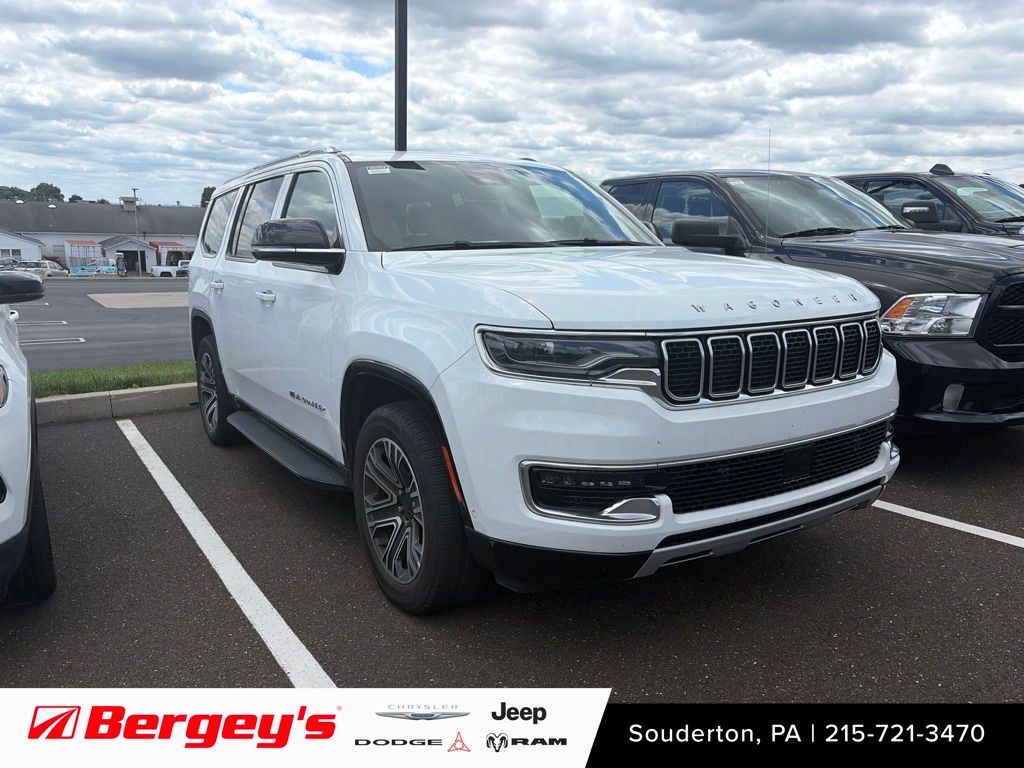 Bright White Clearcoat 2024 Jeep Wagoneer SUV / Crossover Four-Wheel Drive 8-Speed Automatic