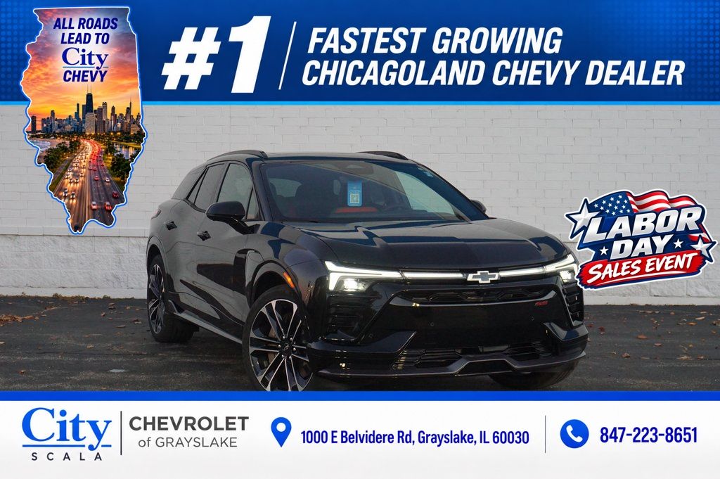 Black 2026 Chevrolet Blazer EV SUV / Crossover All-Wheel Drive 1-Speed Automatic