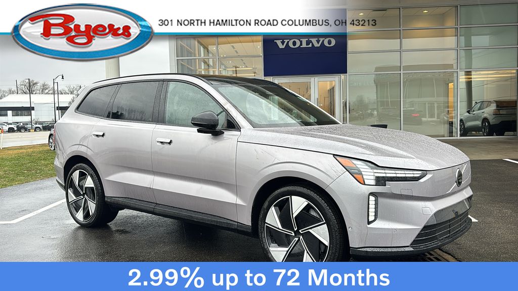 Aurora Silver 2026 Volvo EX90 SUV / Crossover All-Wheel Drive 1-Speed Automatic
