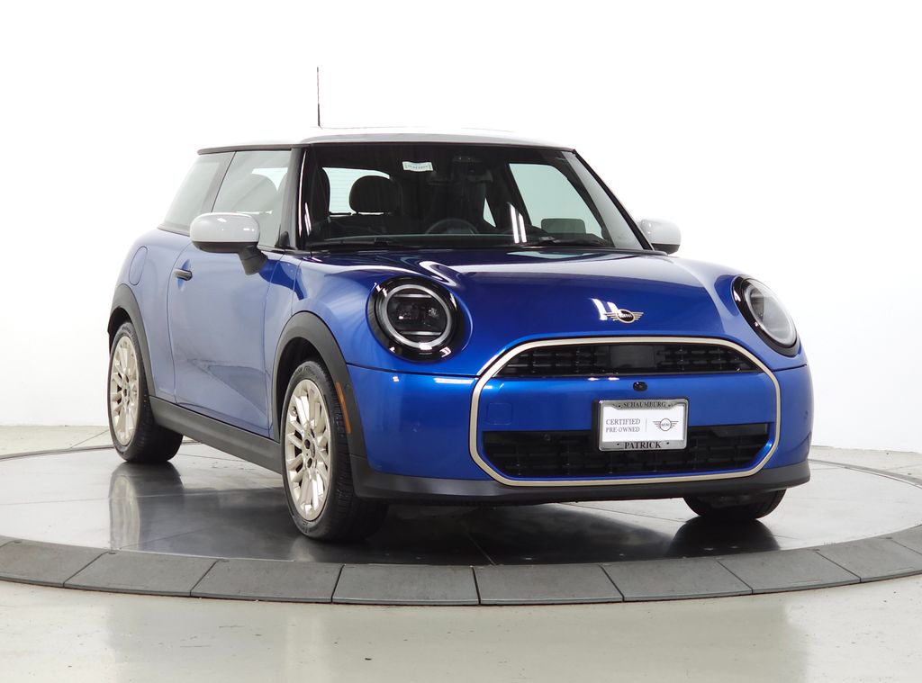Icy Sunshine Blue Metallic 2025 MINI Cooper Hatchback Front-Wheel Drive 7-Speed Automatic