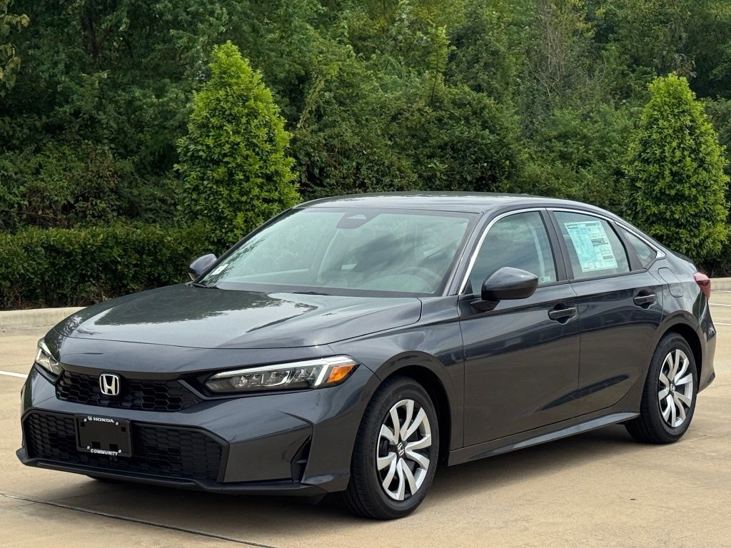 2026 Honda Civic LX Gray at Bayway Cadillac of The Woodlands