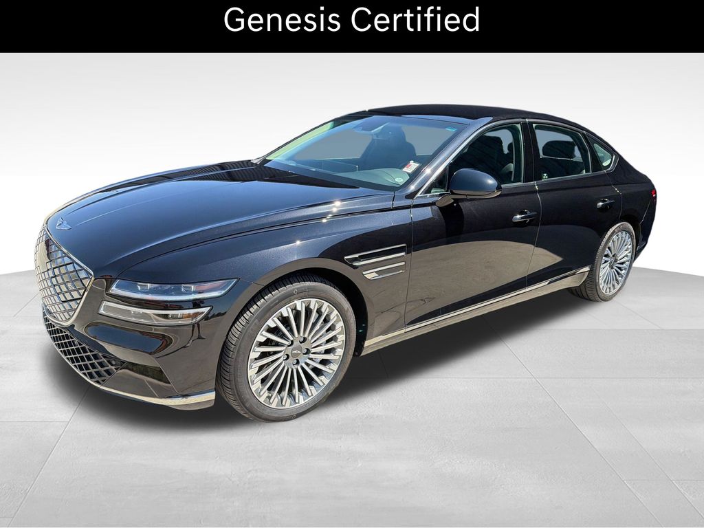 Vik Black 2024 Genesis G80 Sedan All-Wheel Drive 1-Speed Automatic