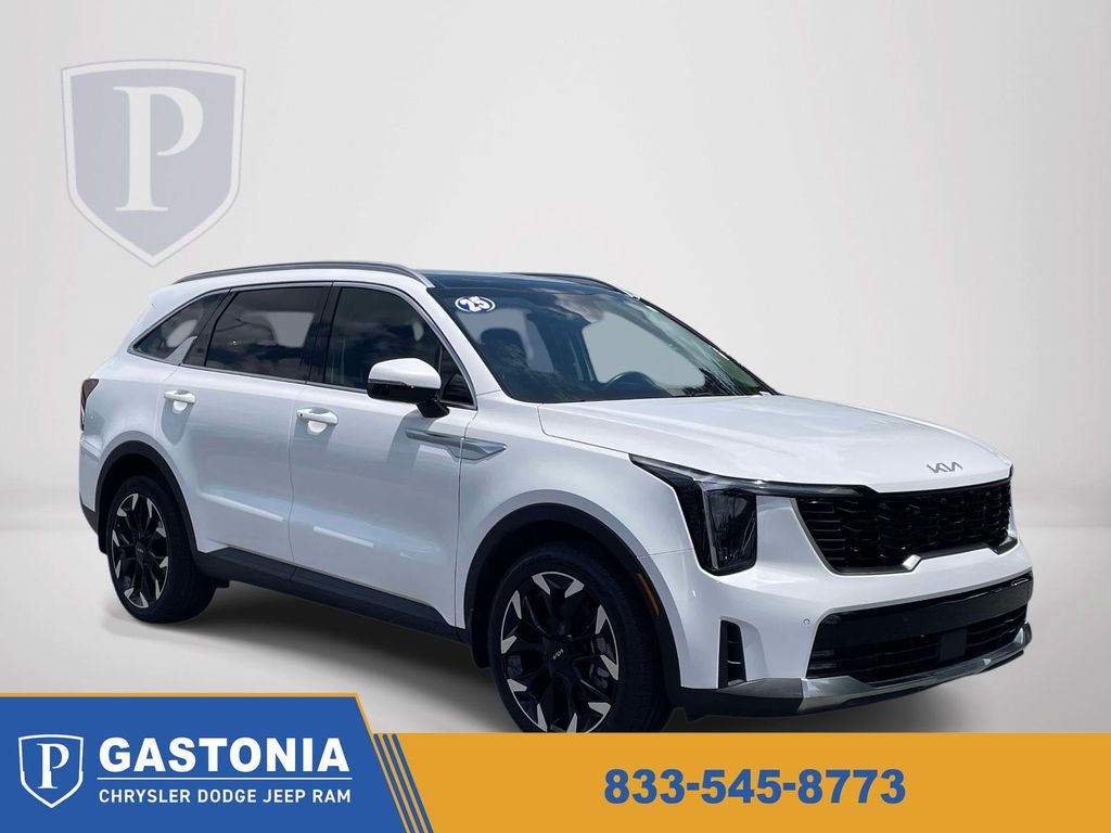 Glacial White Pearl 2025 Kia Sorento SUV / Crossover Front-Wheel Drive 8-Speed Dual Clutch