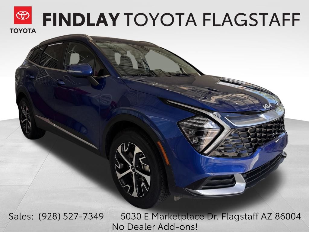 Sapphire Blue 2025 Kia Sportage SUV / Crossover All-Wheel Drive 8-Speed Automatic